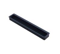 Recessed Finger Pulls Invisible Handle Hidden Door Handles Inset Handle Furniture Handles Drawer Pulls Embedded Handle Aluminum Wardrobe Concealed Handle for Cabinet Door (Length:175mm,Blue)