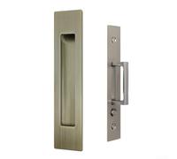 Recessed Finger with Handle for Mount Wardrobe Doors up Edge for Having Sliding Door Pull Stainless Steel Finish Compatible Flush Po (Bronze)