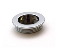 Recessed Flush Sliding Door Handle Pull Circle 40 x 35 x 10mm Chrome