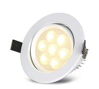 Recessed High Brightness LED Baffle Downlight Recessed Lighting Fixture LED Ceiling 3000K/4000K/6000K Daylight Compact Lights 110V-240V for Pathway Living Room Bedroom ted