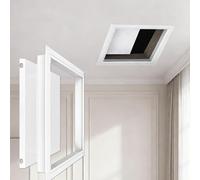 Recessed Inspection Hatch Ceiling Service Hatch Hole Cover, Easy Open Metal Service Access Hole Cover, Aluminum Ceiling Attic Access Hatch Panels Plumbing Access Panel(10x23.6in/25.4x60cm)