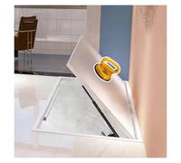 Recessed Invisible Access Door for Tiled Floors, Basement Concealed Door with 4.7in Yellow Suction Cup & 2 Pneumatic Support Rods, Hidden Cellar Doors(L 24in/0.61m x W 30IN/0.76m)