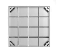 Recessed Invisible Manhole Cover, Durable Sewer Drain Lid for Patios & Gardens, 55x70cm Inspection Chamber Cover, Ideal for Schools & Outdoor Spaces