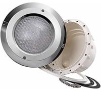 Recessed LED Pool Spotlight with PAR56 Niche, Stainless Steel, 12 V AC, RGB Remote Control, 15 W for Pool/Ring Fountain (18W)