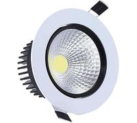 Recessed Lighting Housing Trim Kits Recessed Downlight Aluminum Spotlight LED Round Panel Ceiling Lights ted Ceiling Flat Lamps for Commercial Home,4000k Nature Light_5w