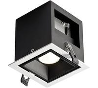 Recessed Lighting Housing Trim Kits Square Aluminum Ceiling Recessed Lighting Clothing Grille Embedded Panel Downlight Lamp Commercial Museum Exhibition Stage,Natural Light