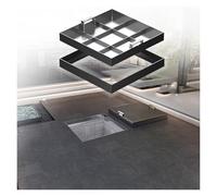 Recessed Manhole Cover Square Invisible for Garden Pathway Landscape Projects Driveway Car Park Public Walkway