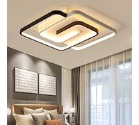 Recessed Modern LED Ceiling Light, Minimalist Art Deco Ceiling Lighting Near Ceiling Light, Ceiling Lamp for Bedroom, Kitchen, Living Room, Dining Rooms (Large, Warm Light)