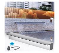 Recessed Outlet Kit for DIY Waterfall Creation, Ideal for Pool Fountain and Garden Stream Decoration