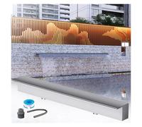 Recessed Outlet Kit for DIY Waterfall Creation, Ideal for Pool Fountain and Garden Stream Decoration