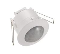 Recessed PIR Motion Sensor Light Switch 360 Degree Ceiling Occupancy Detector Hallway Bathroom Toilet AC110-240V 1200W Load White