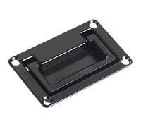 Recessed Pull Handle Zincs Alloy Panel Folding Box Concealed Resistant Hardware Recessed Pull