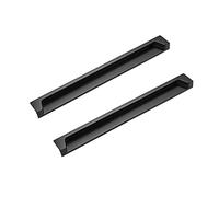 Recessed Pulls,Sliding Door Handle, Hidden Handles Drawer Knob Hidden Cupboard Handle Gold Tatami Sliding Door Concealed Invisible (Matte Black 288mm/11in)
