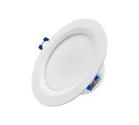 Recessed Recessed LED Aluminum Downlight Round Embedded Integrated Spotlight White European Grille Panel Light for Commercial Home Illumination Integrated 4000k Nature Light 6W