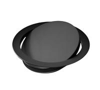 Recessed Round Countertop Built-in Balance Flap Trash Can Lid for Kitchen and Office
