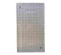 Recessed Septic Tank Lid Durable Resin Manhole Cover for Garden Lawn & Park Plastic Cesspool Access Cover Replacement (50x80cm/19.6x31.4in)