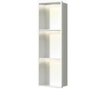 Recessed Shower Niche Stainless Steel Bathroom Wall Metal Embedded Storage Cabinets Double Layer Toilet Paper Holders Kitchen Fixtures Light For Bedroom