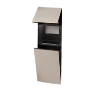 Recessed Shower Niche with Trash Can, Waterproof Hidden Storage Rack for Bathroom, Stainless Steel Organizer