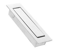 Recessed Stainless Steel Door Handle Pocket Pull for Cabinets Furniture Grip Embedded Pull Rust Hardware for Barns Sheds Closets
