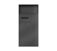 Recessed Stainless Steel Shower Niche with Trash Can, Wall-Mounted Double Shelf Organizer for Bathroom, Black 86x40x14cm, Ideal for Home & Hotel Storage Solutions