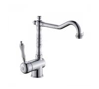 Recessed Tall Bathroom Faucet Faucet Hot & Cold Water Mixer Faucet Chrome Crane Single Handle,Kitchen Sink Faucet