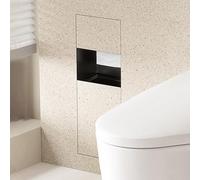 Recessed Toilet Paper Holder with Built-in nizer | Space-Saving Wall-Mounted Storage for Bathroom | Modern DesignEasy InstallationIdeal for Small Spaces