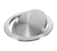 Recessed Trash Can Lid, Countertop Table Built-in Stainless Steel Trash Can Cover Household Commercial, Hidden Trash Can Kitchen Cleaning Bucket,Cover B