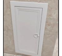 Recessed Wall Access Hatch with Pull Ring Handle, Aluminum Utility Panel Door for Ceiling Maintenance Opening Cover, Durable Hidden Service Entry(18x30in/45.7x76.2cm)