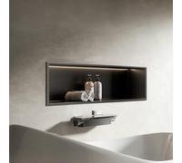 Recessed Wall Shelf, No Tile Required, Modern Design for Bathroom & Living Room