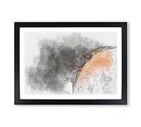 Rech for Tomorrow in Abstract Framed Print | A2 Black Framed Wall Art | Ready to Hang | Abstract Fantasy Picture | Living Room Bedroom Lounge Office