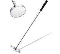 Rechabite 35 LB Magnetic Sweeper Telescoping Pick-up Tool, Upgraded Pole Magnet Stick, Pickup Nails, Screws, and Metal, Screws Parts Finder, Black Handle