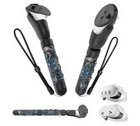 Rechale Upgraded Controller Extensions Gorilla Tag Long Arms for Meta Quest 3S/Quest 3 Beat Saber Handles Golf Club Attachment VR Sticks Controller Grips for Quest 3S/3 VR Gaming Accessories, Phantom
