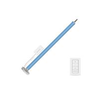 Rechargable Matter over Thread Blind Motor,Roller Shade Motor,MT15B Motorized 2KG Electric Tubular Shutter Shade,Timer/Voice,HomeKit Siri Control (with 1chanel remote, 20mm)