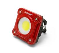 Rechargeable 10W LED Floodlight, Powerful COB Flashlight with Magnet, Hook, and Adjustable Stand. Waterproof. for Work, Garage, Hiking, Camping, and Hunting.