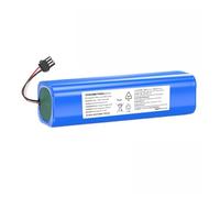 Rechargeable 14.4V 4S2P 18650 Battery Pack 5200/6500/9800mAh/12800mAh,Compatible With Arnagar S8 Pro S9 Realme TechLife Robot Vacuum Cleaner(12800 mAh)
