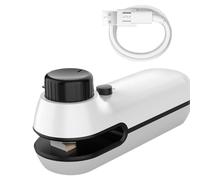 Rechargeable 2 in 1 Bag Mini Heat Sealer White