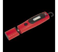 Sealey LED3602R Rechargeable 360° Inspection Light 4W & 3W Smd Led Red Lithium-Ion