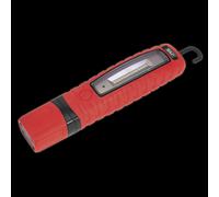 Rechargeable 360° Inspection Light 8W & 3W SMD LED Red Lithium-ion