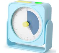 Rechargeable 60-Minute Visual Timer for Classroom & Home, Large Dial Countdown Stopwatch with Mute Function & USB-C Charging - Time Management Tool for Kids, ADHD, Study & Desk