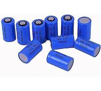 Rechargeable 800Mah 3V Cr2 Lithium Battery For GPS Security System Camera Device,10 Pieces