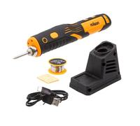 Rechargeable 8W Soldering Iron - Pen-Shaped, 470C Max, LED Light, Li-Ion Battery, USB Type-C Charging