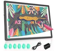 Rechargeable A2 Extra Large Diamond Art Light Board,Bawaslom Light Pad for Tracing with 5000mAh Battery,Magnetic Attraction,Lightbox for Tracing and Drawing,Sketching,Diamond Painting,Weeding Vinyl