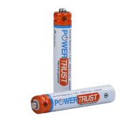 Rechargeable AAAA Batteries 1.2V 450mAh Pack of 2 for Surface Pen Stylus and Flashlight