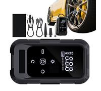 Rechargeable Air Compressor Unit - Cordless Pump, Digital Display | Portable Inflator Machine Use For Vehicle Road Trip Motorcycle Commuting Camping Long-Distance urgent basis Daily Tool
