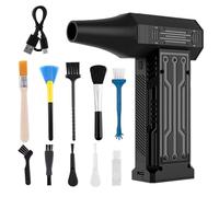 Rechargeable Air Polisher with LED Display 3 Speed Modes 150000 WHIRLS Augmenter Motor for Electronics Car Pet Depilation Rechargeable Mobile Air Polisher