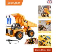 Rechargeable All-Terrain RC Dump Truck - Ideal Construction Toy for Boys & Girls
