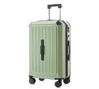 Rechargeable Anti-Fall Lightweight Suitcase with Wheels and Cup Holder - Convenient Carry-On Luggage