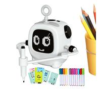 Rechargeable Art Robot, Interactive Painting Toy, Learning Robot with Card and Marker Set, Premium Educational Drawing Tool, Creative Toys with Engaging Style, Kids Activity Toy for Birthday