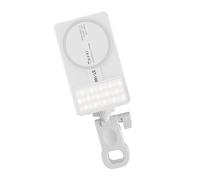 Rechargeable Attractive Phone Camera Light 3 Color Modes 180° Modifiable Corner with Double 1/4" Screw Base for Content Creation Modifiable Color Temperature Light