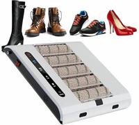 Rechargeable Automatic Induction Shoe Polisher, Waterless Shoe Sole Cleaner Polisher Rub + Suck 2-in-1 with Automatic Sensor 260 RPM 1000 Pa Suction